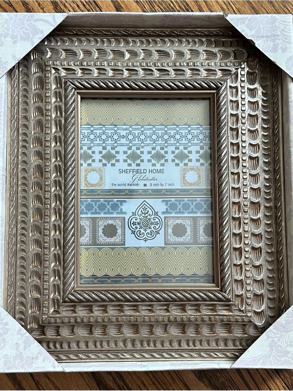 Sheffield Home Gold-Tone Ornate Carved Picture Frame
